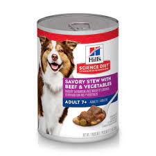 We're setting a new standard for pet health and wellness. Hill S Science Diet Adult 7 Savory Stew With Beef Vegetables Canned Dog Food 12 8 Oz Case Of 12 Petco
