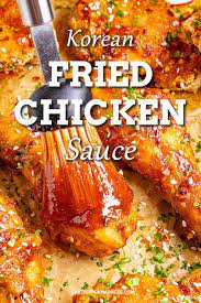 Korean Fried Chicken Sauce Korean Fried Chicken Spicy Recipes Fried Chicken Sauce