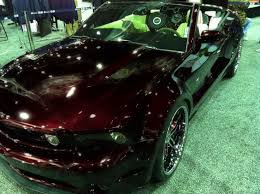 Black Cherry Mustang Car Paint Colors Car Painting Car Paint Jobs