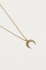Estella Bartlett Curved Horn Gold Plated Necklace Gold Plated Necklace Necklace Gold