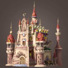 Cartoon Castle 3d Model 3d Cartoon Cartoon House 3d Model