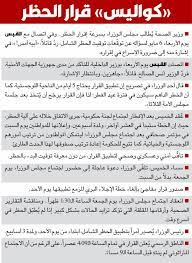 التصويت على اتفاقية مع السعودية ضمن جدول اعمال جلسة مجلس النواب. Ø§Ù„Ù‚Ø¨Ø³ ØªÙ†Ø´Ø± ØªÙØ§ØµÙŠÙ„ ÙƒÙˆØ§Ù„ÙŠØ³ Ù‚Ø±Ø§Ø± Ø§Ù„Ø­Ø¸Ø±