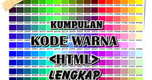 Maybe you would like to learn more about one of these? Kumpulan Daftar Kode Warna Html Lengkap Beserta Namanya Adityatekno