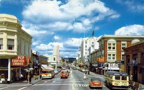 Postcard Downtown Santa Cruz California Santa Cruz California Santa Cruz Santa Cruz County