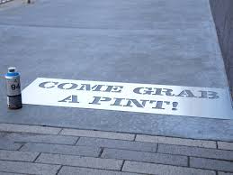 Do you want to make diy spray paint? How To Paint Metal Stencils Chalk Sidewalk Letters Woodland Manufacturing
