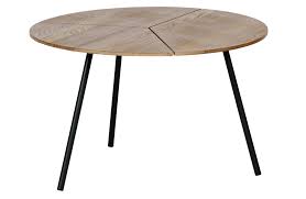 Chevron coffee table with metal legs size shown is 50 x 25 x 17.5 tall for coffee. Woood Side Table Rodi L Wood Metal Brown Orangehaus
