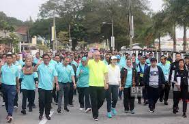 Gotta travel on, never comin' back…. Sultan Nazrin Berkenan Sertai Larian Hari Keputeraan