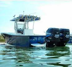 Navy Blue Mako Center Console Offshore Fishing Boats Mako Boats Electric Boat