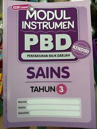 Set lembaran pentaksiran bilik darjah tahun 3 (bm, bi, matematik, sains) rm 22.00. Sasbadi Modul Instrumen Pbd Anthonian Bookstore Sdn Bhd Facebook