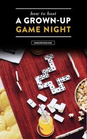 How To Host A Grown Up Game Night For The Books Dinner Party Games Game Night Game Night Parties