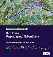 In the austrian sector the danube is joined by the enns, traun and the march; Bundesamt Fur Kartographie Und Geodasie Pa Twitter Die Donau Ist Mit Einer Gesamtlange Von 2857 Km Nach Der Wolga Der Zweitlangste Fluss Europas Wir Zeigen Ihren Ursprung Und Ihre Zuflusse In Deutschland