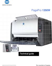Be attentive to download software for your operating. Konica Minolta Pagepro 1350w Technical Manual