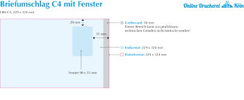 Briefumschlag selbst beschriften adressen übernehmen: Din C4 Briefumschlag Mit Fenster 2 Farbig Bedrucken In Koln