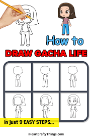 How to draw gacha life pencil drawing 20 lessons. Gacha Life Drawing How To Draw Gacha Life Step By Step
