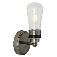 Diese Kleine Wandlampe Ist Mit Einem Klaren Tropfenformigen Glaskolben Versehen Das Leuchtmittel Ist Mit Dem G Badezimmer Deckenleuchte Ikea Lampen Wandlampe