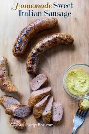 How To Make Homemade Sweet Italian Sausage Recipe Homemade Recipe Homemade Sausage Recipes Sweet Italian Sausage Recipes Italian Sausage Recipes