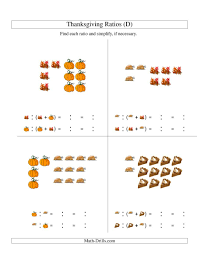 The Thanksgiving Picture Ratios Including Part To Whole Ratios D Math Worksheet From The Thanksgiving Math Worksheets Thanksgiving Math Thanksgiving Pictures