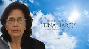 In loving memory of Edna Harris