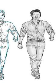 Anatomi tubuh dalam fashion ini bisa digambar menyerupai bentuk badan lengkap dengan wajah, tangan dan. Cara Menggambar Orang Gadis Dan Anak Laki Laki For Android Apk Download