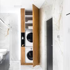 Gerade in kleineren haushalten mit wenig platz sind solche waschtrockner die ideale platzsparende lösung. Waschmaschinenschrank Schrankwerk De Schrank Waschmaschine Kleines Bad Renovierungen Kleine Badezimmer Design
