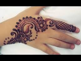 Ada banyak seni yang dihasilkan dari henna seperti henna tangan. á´´á´° Simple Mehndi Tangan Arabic Designs Youtube