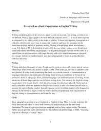 A distinct division of written or printed matter that begins on a. Pdf Paragraph As A Basic Organization In English Writing Omid Wali Academia Edu