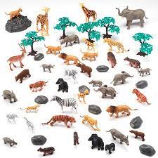 Adventure Force 50 Piece Animal Jumbo Bucket Assorted Collections Walmart Com Farm Animal Toys Farm Animals Theme Animals