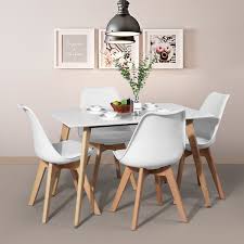 white kitchen, dining room & dining