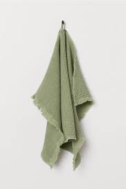 Options for every type of bathroom from our sage green bathroom towels. Waffled Hand Towel Dusky Green Home All H M Us Green Towels Towel Green Hand Towels