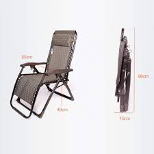 Bgaoliguo Lounge Patio Chair Zero Gravity Chair Ergonomic Recliner Thickened Mat Wider Armrest Portable Single Recliner Foldi Patio Chairs Outdoor Chairs Chair
