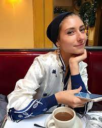 Jennymwalton Perfectly Mishmashing Blue White Mandarin Collar Silk Jacket And 70s Tennis Theme Sweater During The The Silk Jacket Zendaya Outfits Fashion