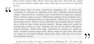 Formatting refers to most things to do with appearance including text style and spacing. Block Quote With Big Quotation Marks In Margin Tex Latex Stack Exchange