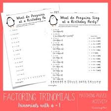 Students will practice how to factor trinomials. Factoring Trinomials Worksheet Easy Search For A Good Cause