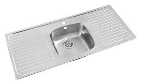 pyramis single bowl double drainer sink