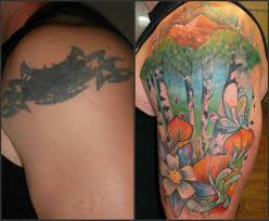 If you're going for complete think of tattoo ink like watercolor: Pin By Justin Nordine On Watercolor Tattoos Cover Up Tattoos Cover Tattoo Up Tattoos