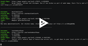 Twlocation Python Script That Gets Twitter Users Tweets Location Script Python Users