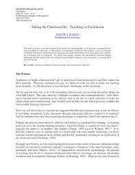 And i'm saving a lot of money and space in my house! Pdf Taking The Charisma Out Teaching As Facilitation