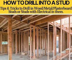 If not on a stud, no resistance will be felt once through drywall or plaster. How To Drill Into A Stud All About Drilling Into Studs