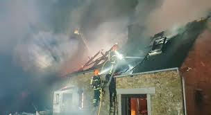 Un Violent Incendie Ravage Une Maison A Saint Pever Pres De Chatelaudren L Echo De L Argoat