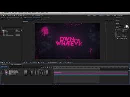 Create your video with lyrics of your favourite song! Lyric Video Template 07 After Effects Video Tutorial Youtube