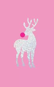 Reindeer Phone Wallpaper With Pink Background Wallpaper Iphone Christmas Christmas Wallpapers Tumblr Gold Christmas Wallpaper