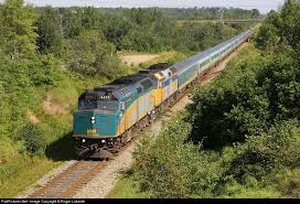 Via 6400 Via Rail F40ph 3 At Bathurst New Brunswick Canada By Roger Lalonde Via Rail Canada Electric Train