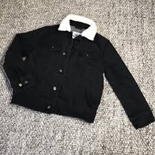 boys black jean jacket