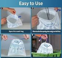 Amazon.com: Hionfurt Absorbent Vomit Bag Disposable,12Pcs ...