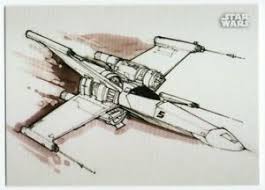 Modelled and rendered in modo 801. 2018 Star Wars A New Hope Black And White Concept Art Ca 7 X Wing Fighter Ebay
