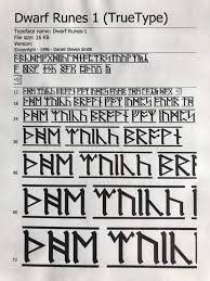 According to tolkien's legendarium, the dwarves first came to know the runes of the noldor at the beginning of the second age. Middle Earth Computer Fonts Mycollection Lotr Amino