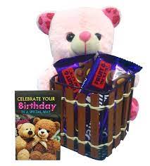It's easy to overthink gifts for older parents ― like some gadgets seem too complicated and fragrances feel a bit cliché ― but you don't have to. Saugat Traders Birthday Gift For Girls Boys Kids Soft Teddy Pen Stand Chocolates Small Birthday Card Amazon In Grocery Gourmet Foods