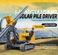 Solar Crawler Hydraulic Pile Driver Construction Machine ...