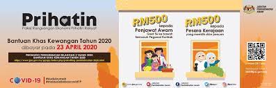 Menteri kewangan, tengku datuk seri zafrul tengku abdul aziz, berkata ia bagi menghargai jasa dan bakti anggota perkhidmatan awam, dengan pembayaran dibuat awal tahun depan, beliau berkata, bantuan khas kewangan. Bantuan Khas Kewangan Prihatin 2020 Rm500 Untuk Penjawat Awam Dan Pesara Info