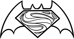 Download files and build them with your 3d printer, laser cutter, or cnc. How To Draw Batman Vs Superman Coloring Page Trace Drawing